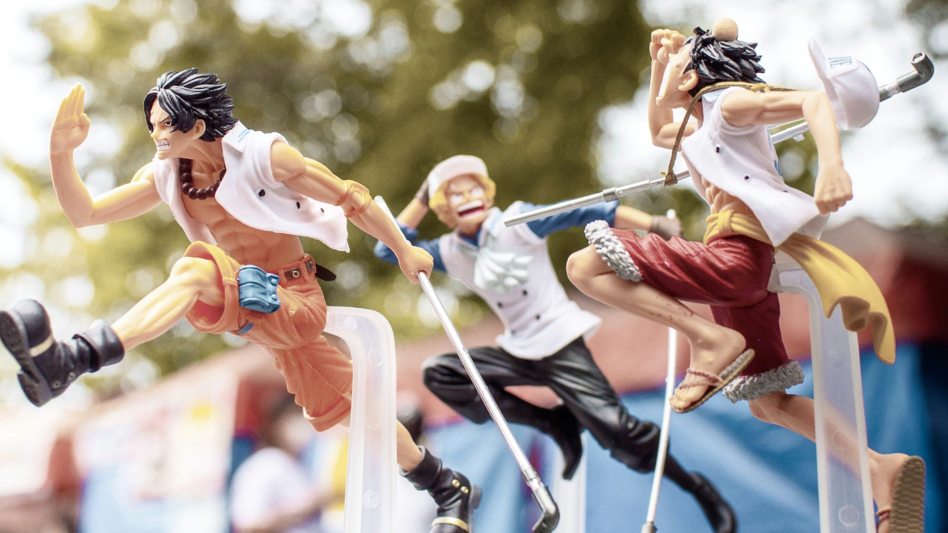 a group of people jumping in the air