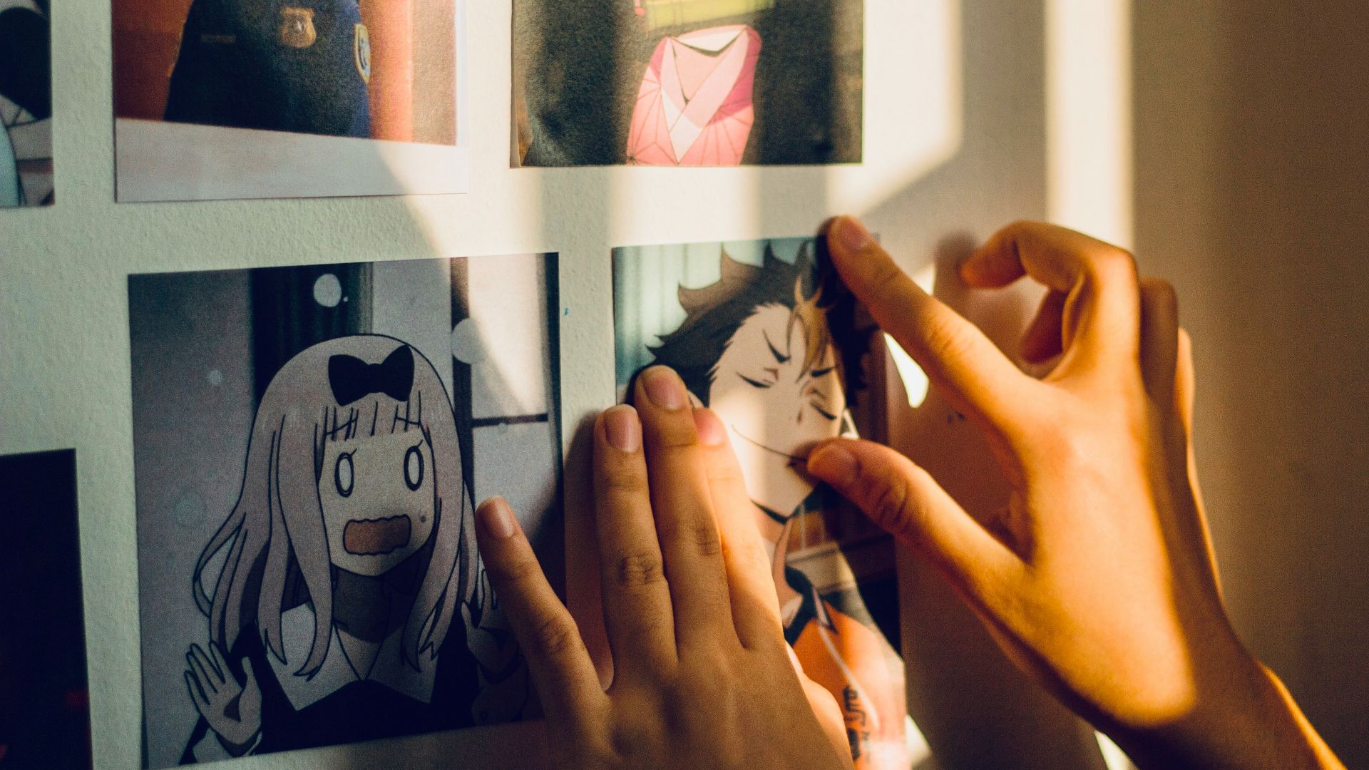 woman in black shirt taking selfie