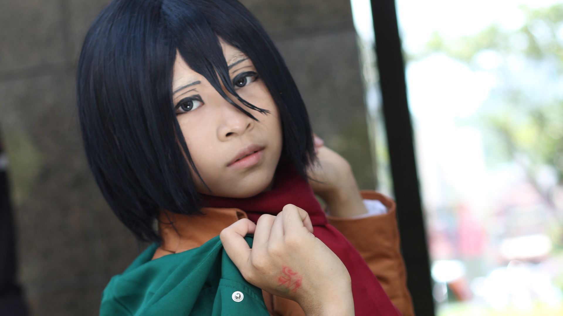 File:Cosplayer of Mikasa Ackerman, Attack on Titan 20140803a.jpg
