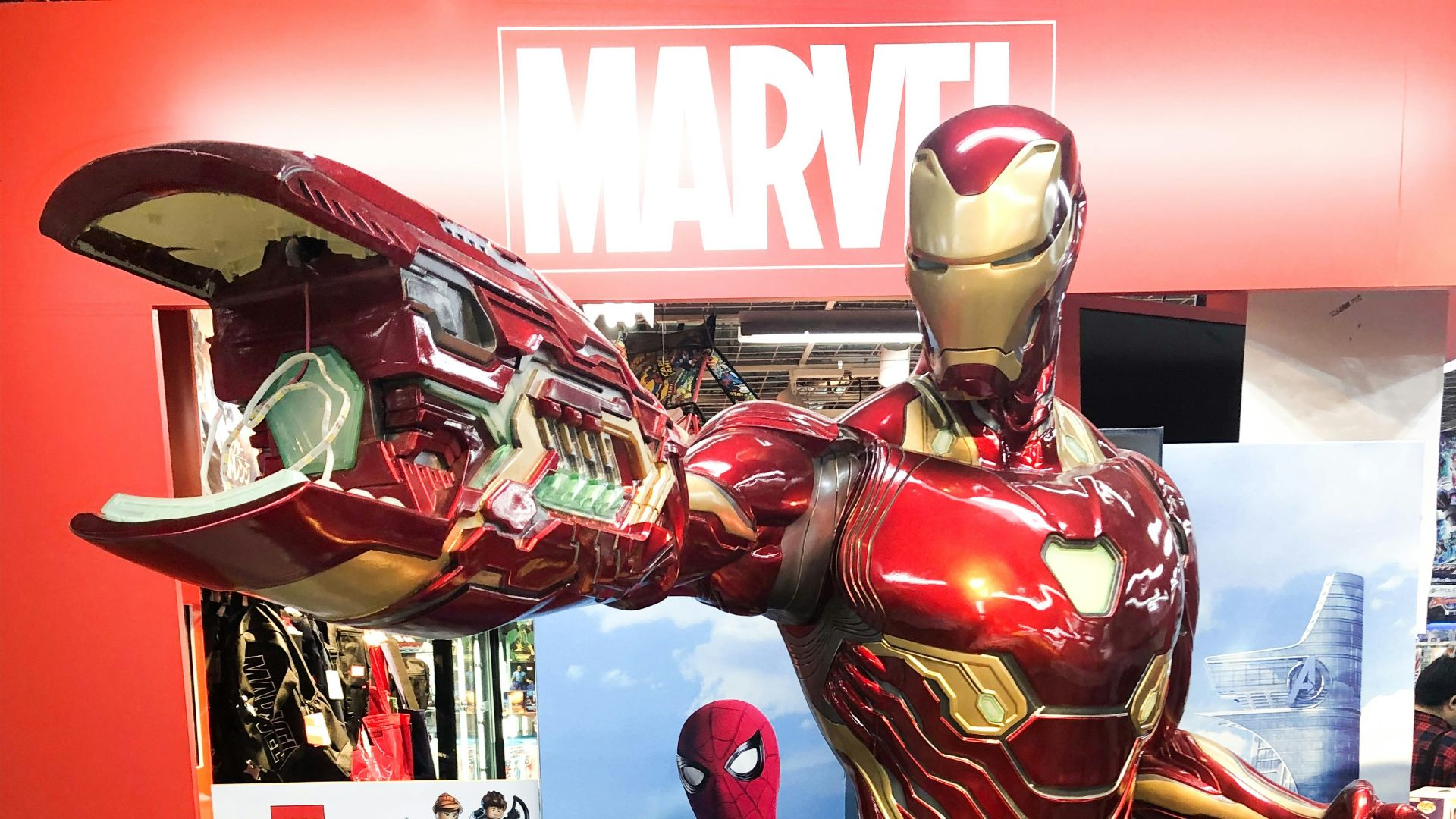 red and gold horse statue