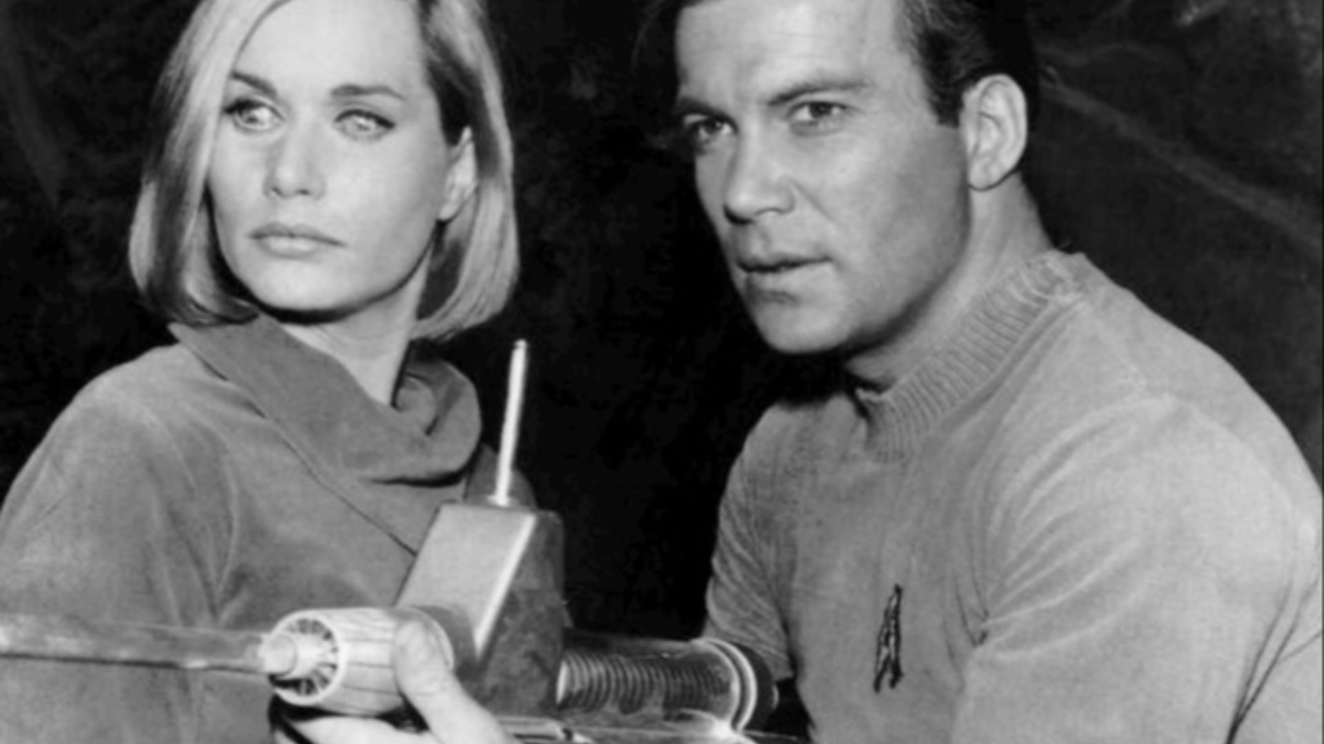 File:William Shatner Sally Kellerman Star Trek 1966.JPG
