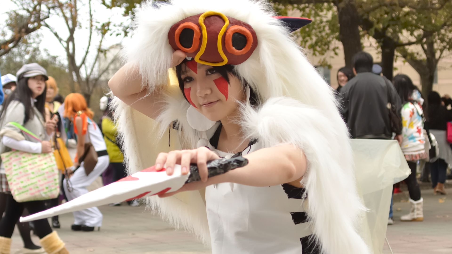 File:Cosplayer of San, Princess Mononoke at CWT30 20120128.jpg