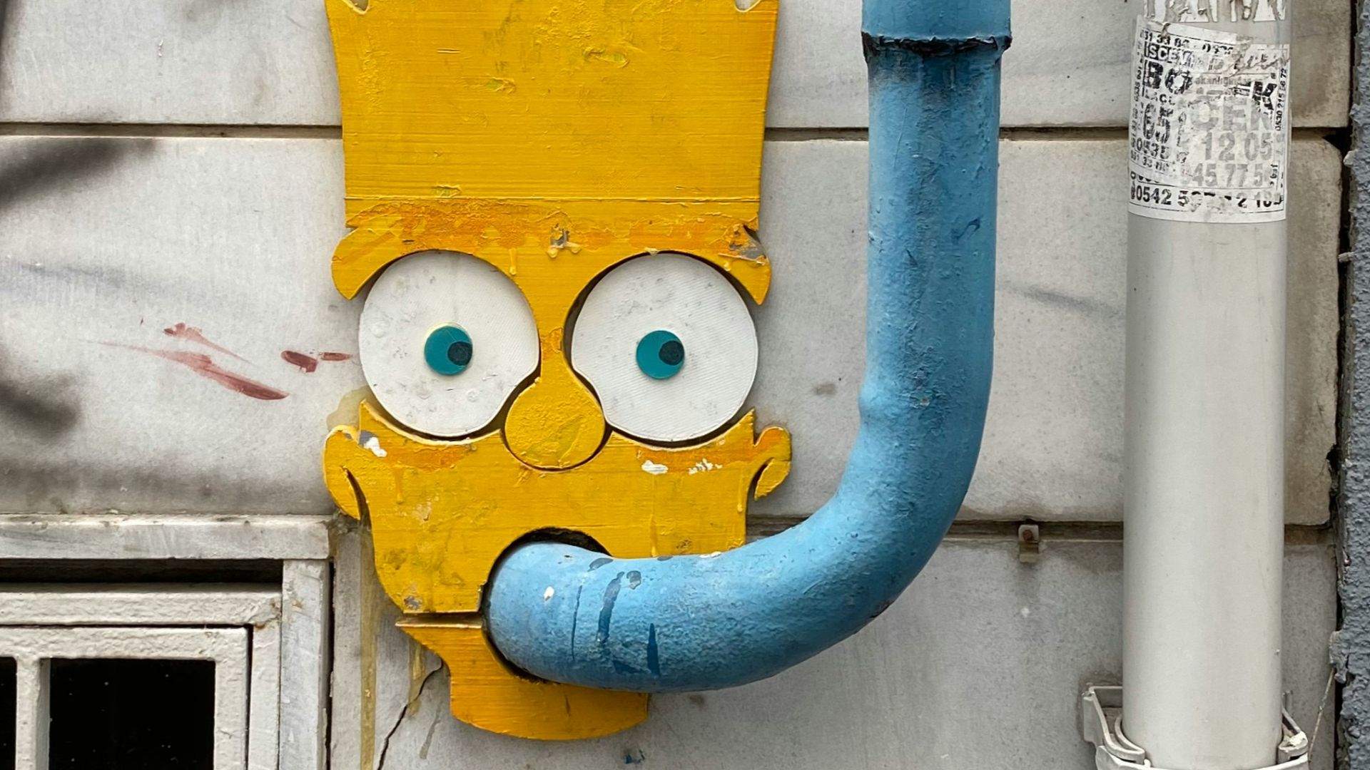 blue and white owl wall decor