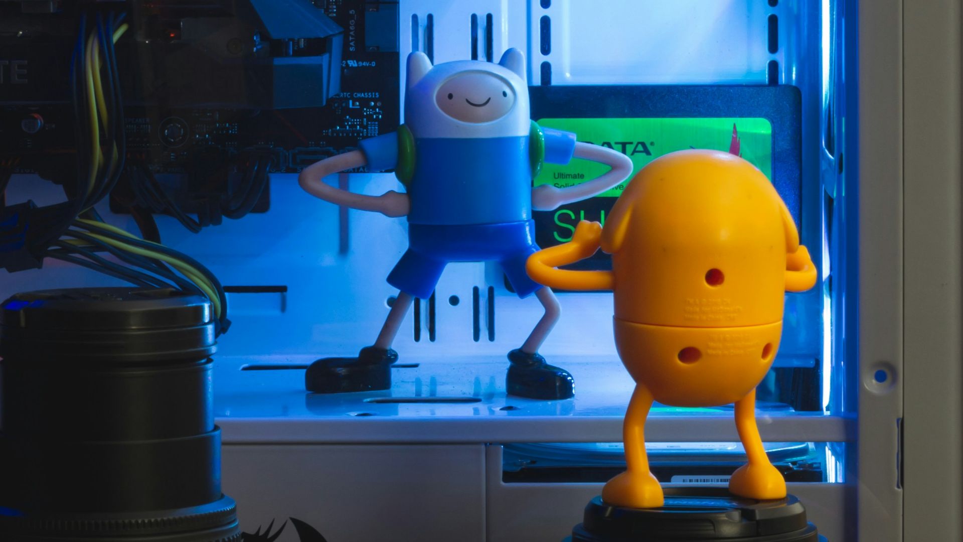 yellow and black flashlight on white table