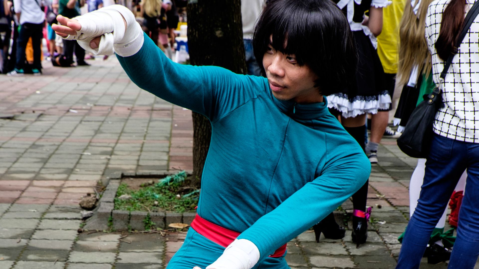 File:Cosplayer of Rock Lee, Naruto at CWT40 20150809.jpg