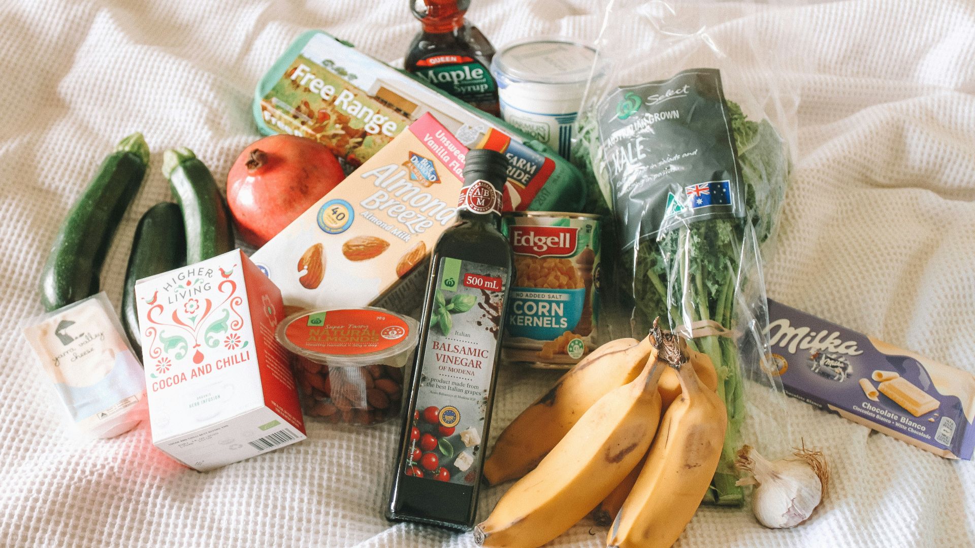 assorted fruit and can lot