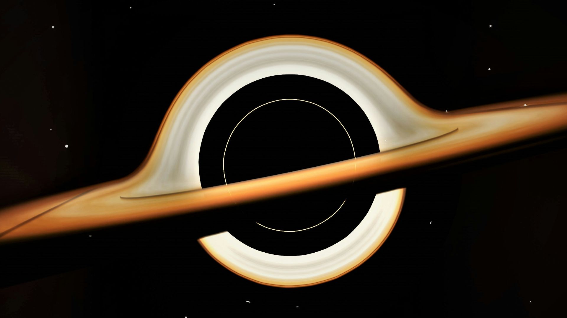 an artist's impression of a black hole in the sky