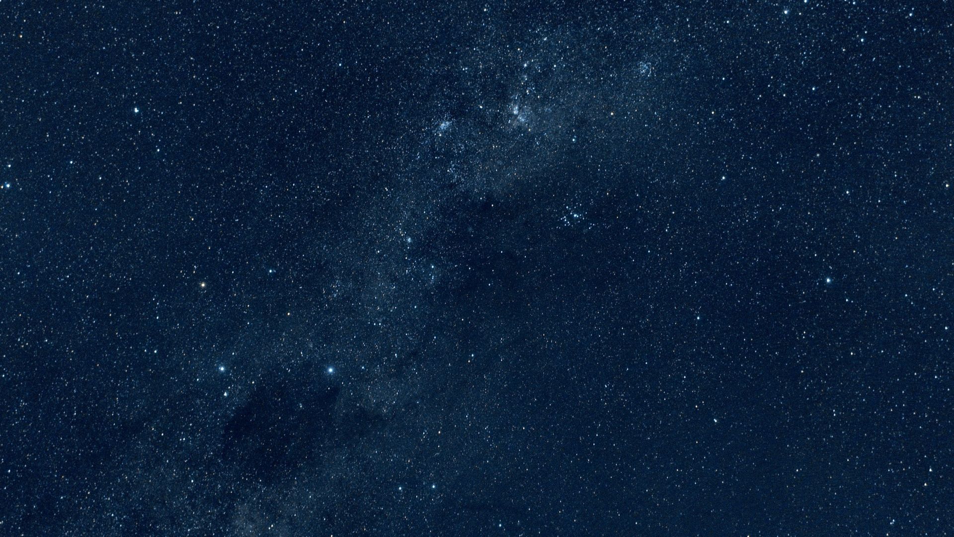 blue and white starry night