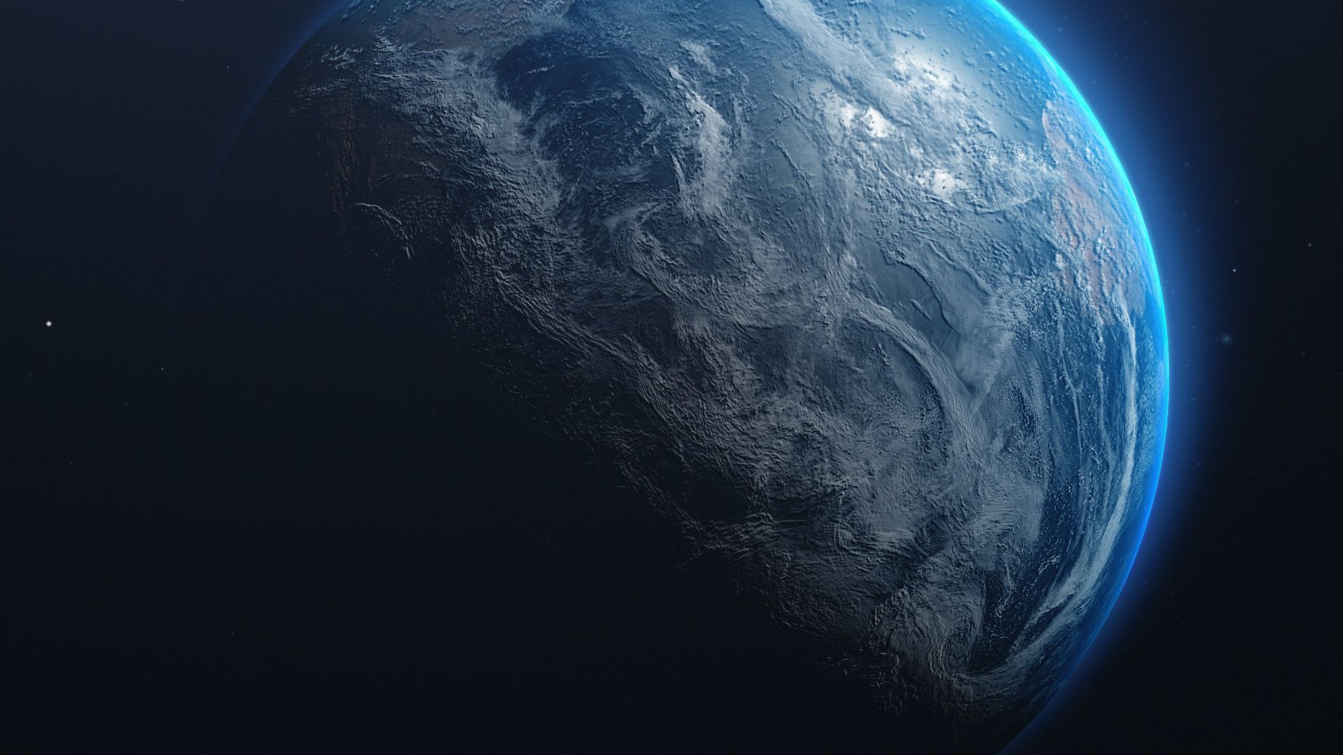 a view of the earth from space