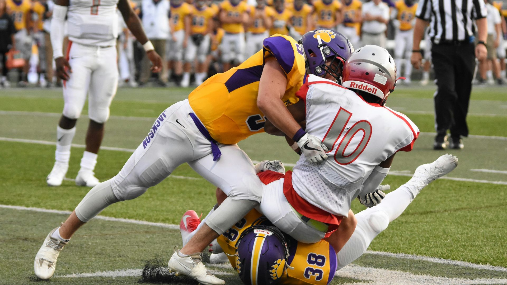 football playing playing on field