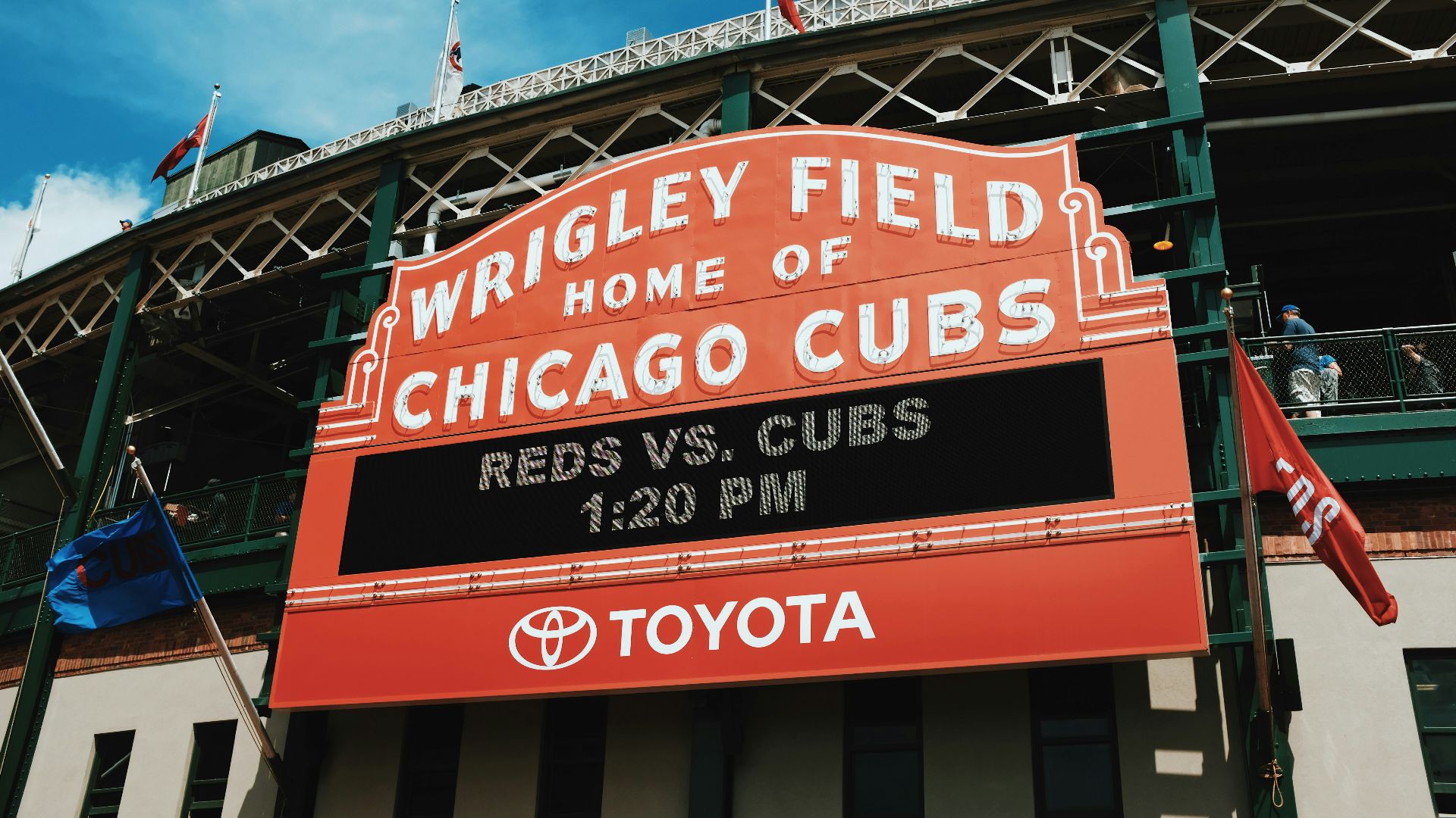 Wrigley Field Home of Chicago Cubs stadium