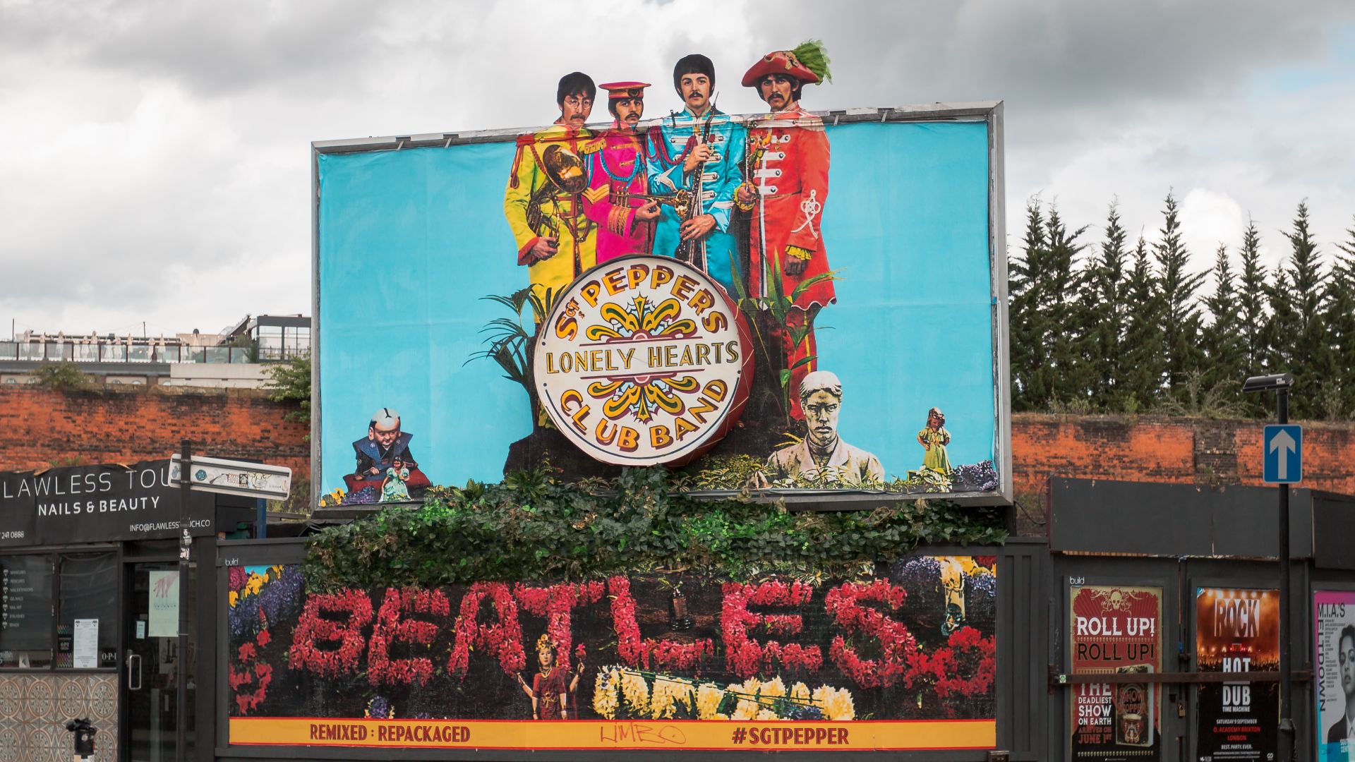 File:Sgt. Pepper's 50th Anniversary Billboard in London.jpg