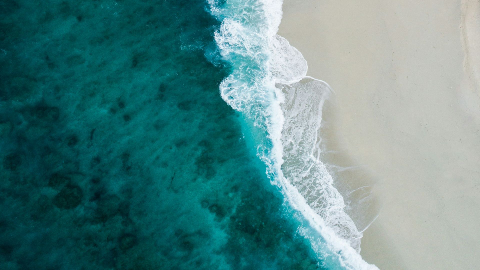 aerial photography of large body of water and shoreline