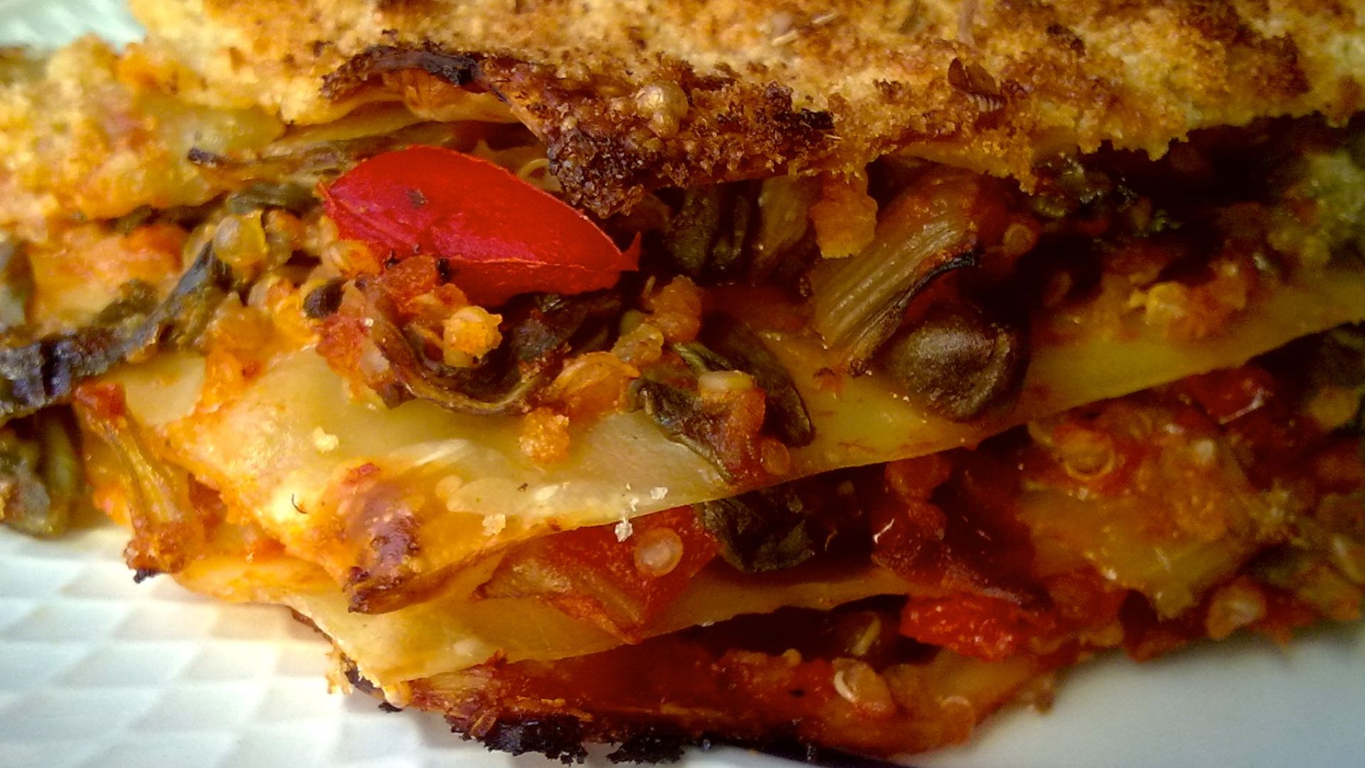 File:Vegan chard and quinoa lasagna, February 2012.jpg