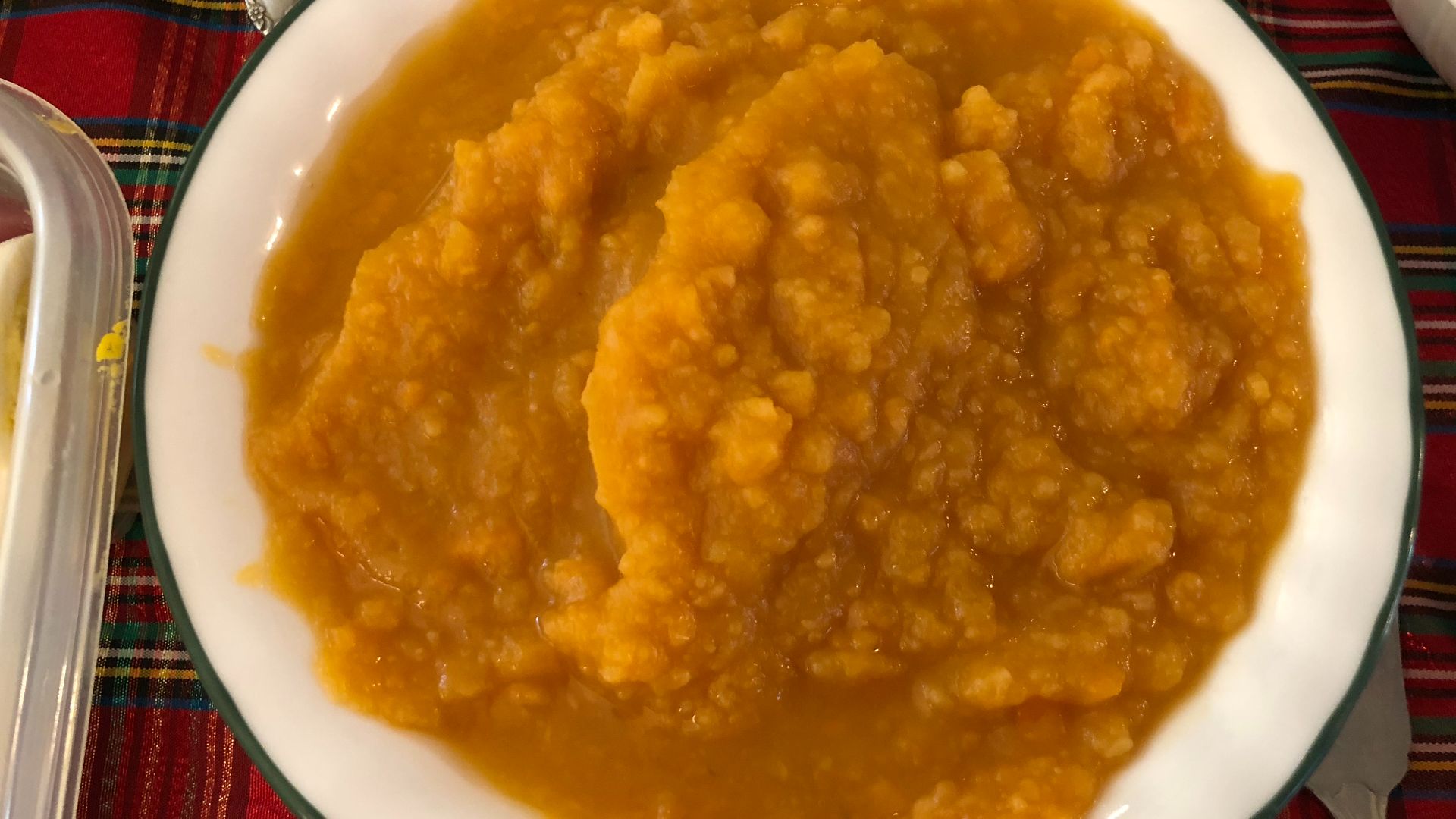 File:2019-11-28 14 34 38 A bowl of candied yams laid out for Thanksgiving Dinner in the Parkway Village section of Ewing Township, Mercer County, New Jersey.jpg