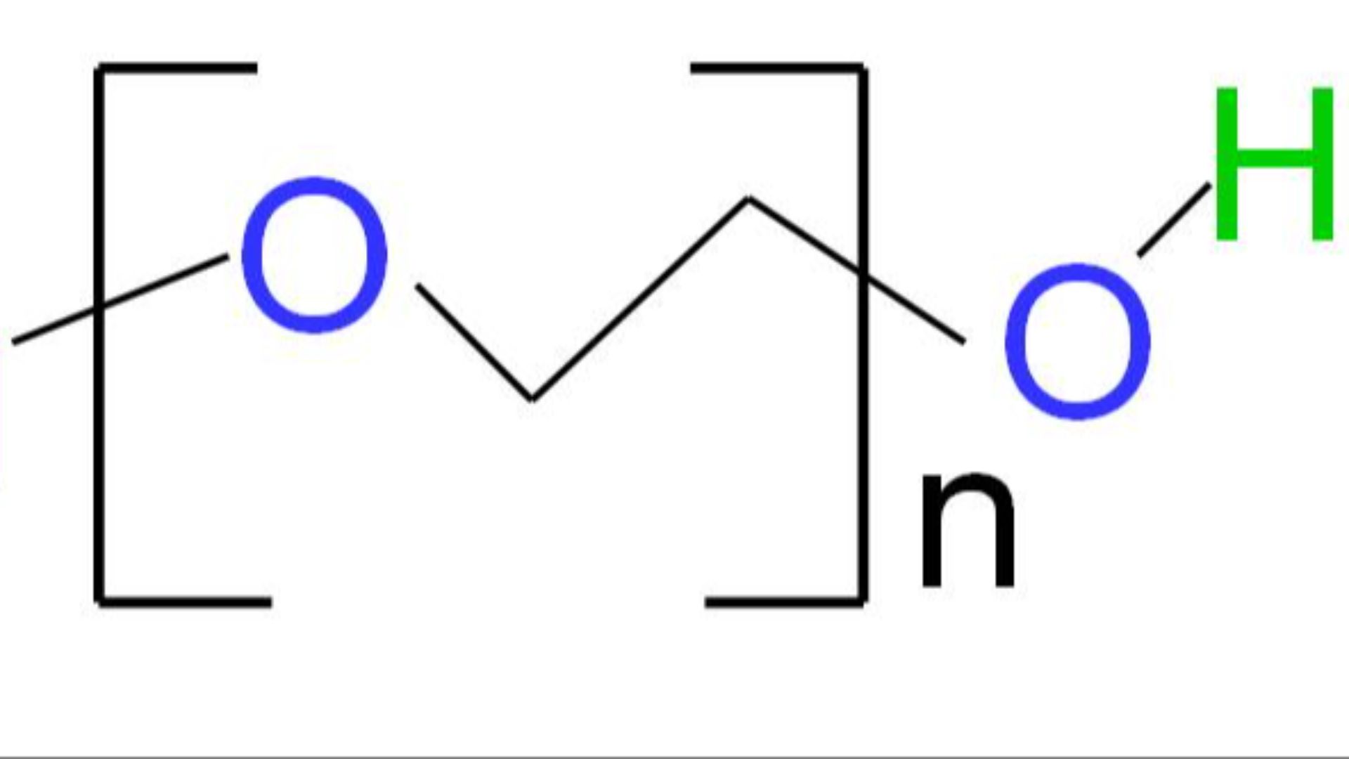 File:Chemical structure of polyethylene glycol (PEG).jpg