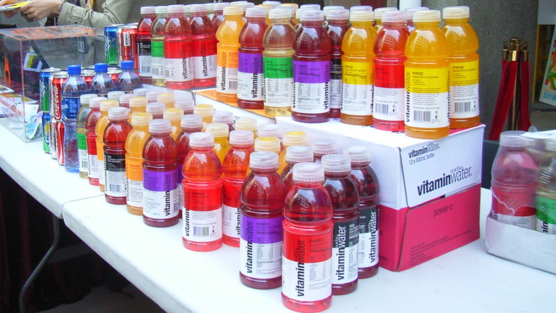 File:HK SW Hollywood Road Police HQ Vitaminwater bottles.JPG