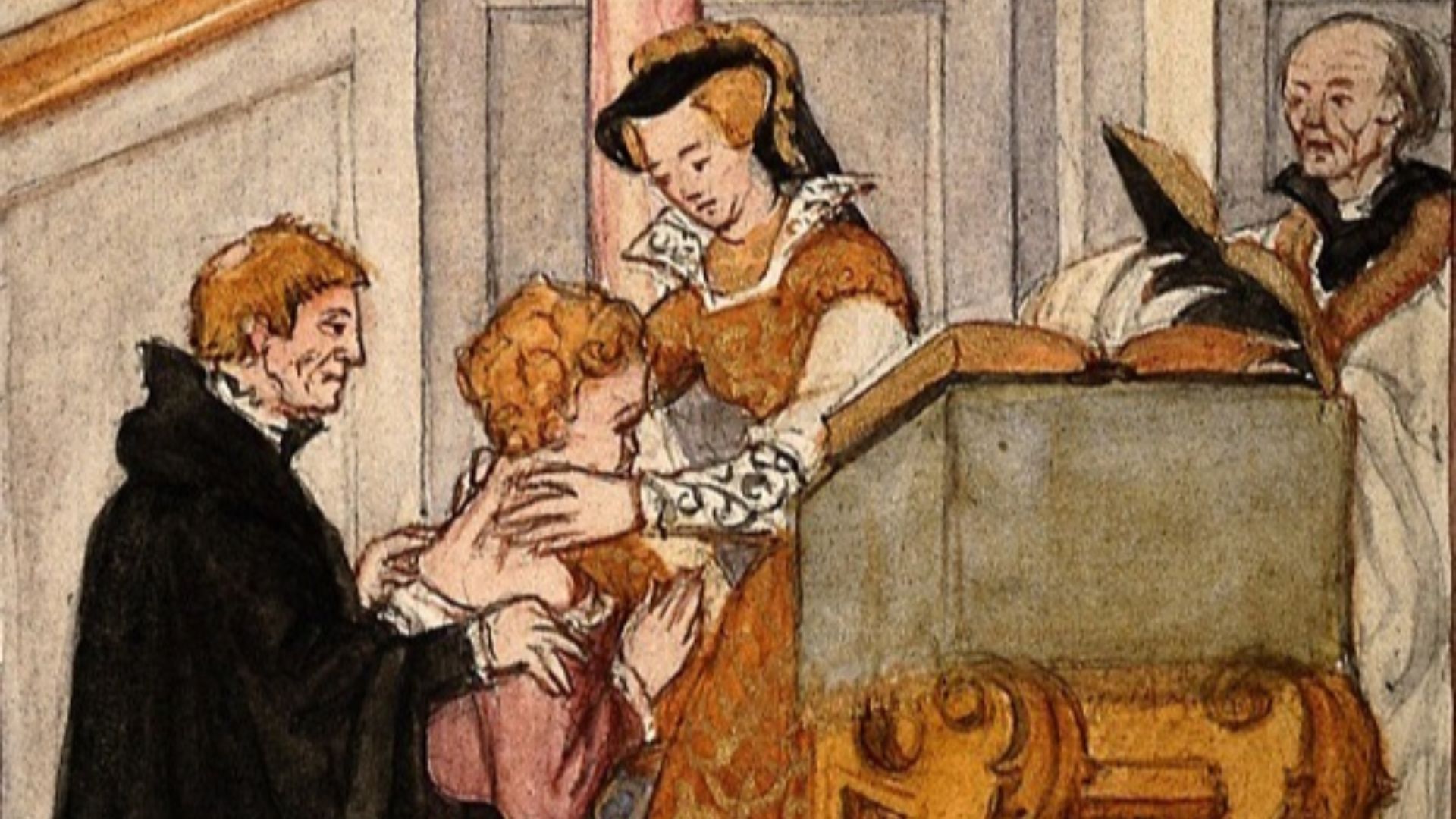 File:Mary I touching for scrofula (crop).jpg