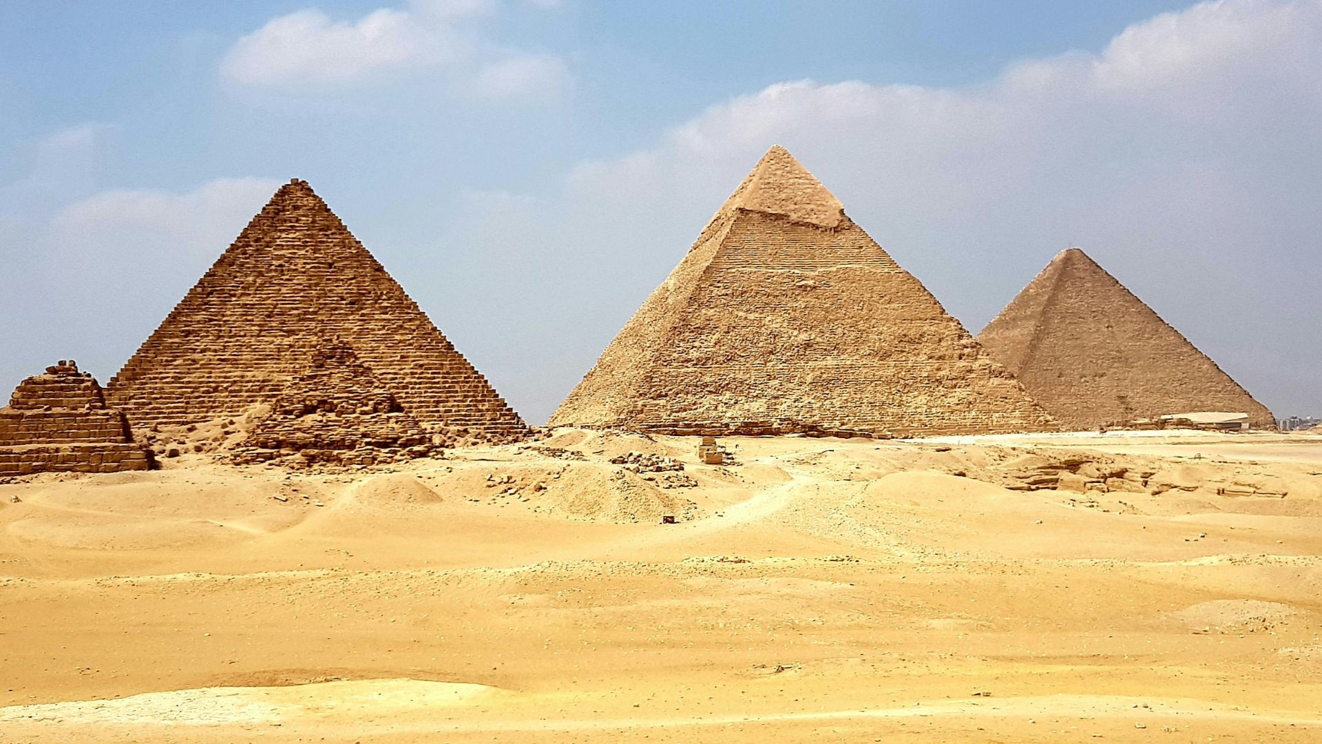 brown pyramid under blue sky during daytime