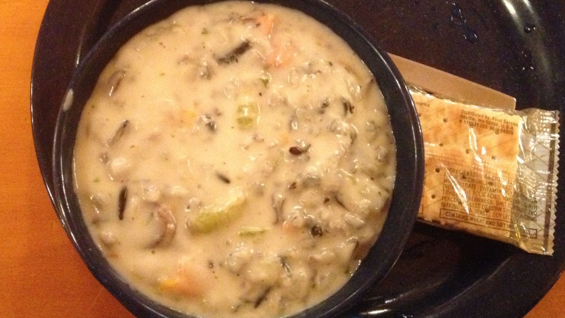 File:Chicken and wild rice soup, Famous Dave's Bozeman, Montana.jpg