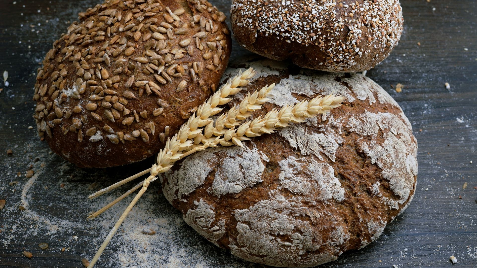 cereal and three buns