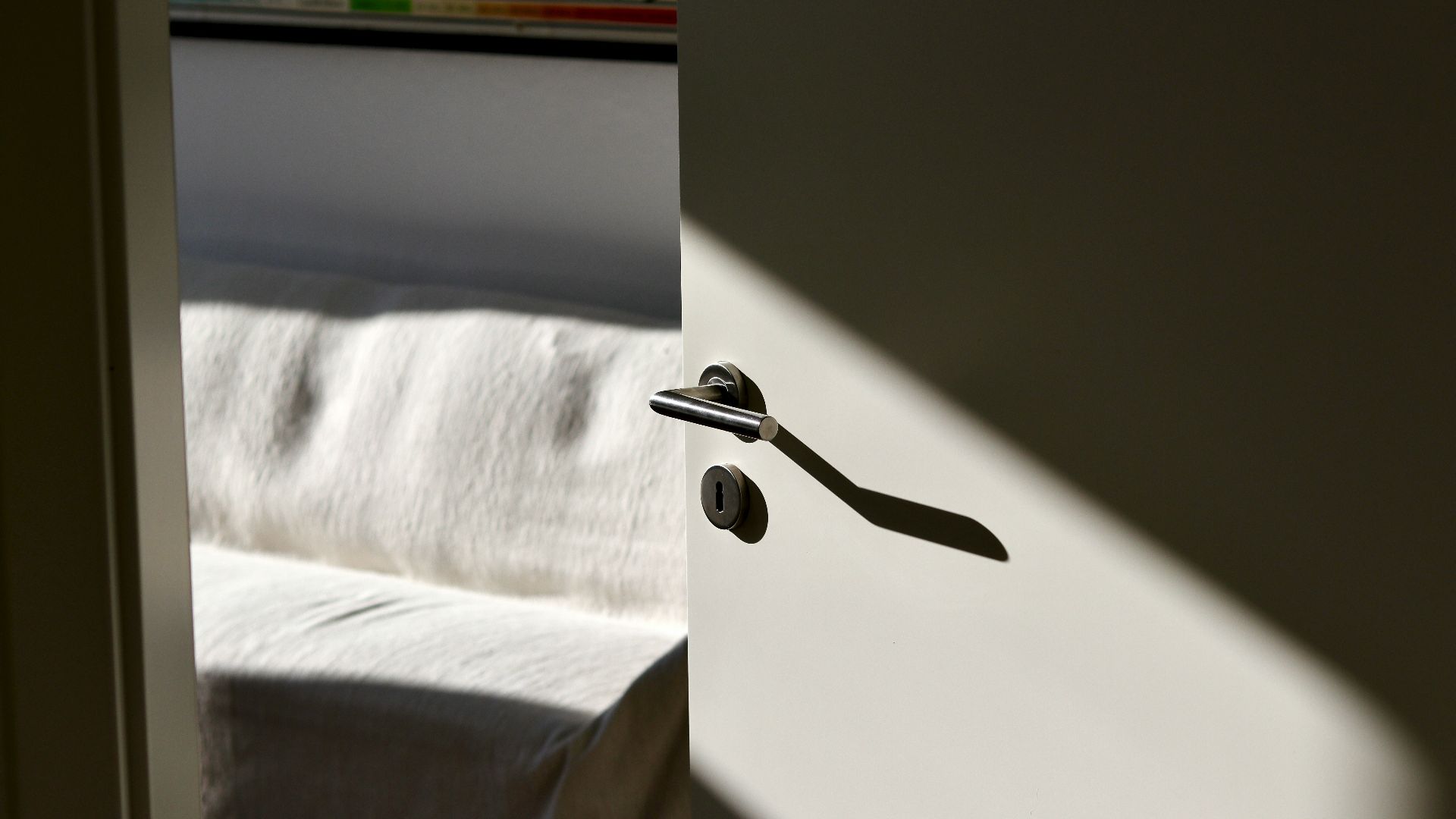 stainless steel faucet on white textile