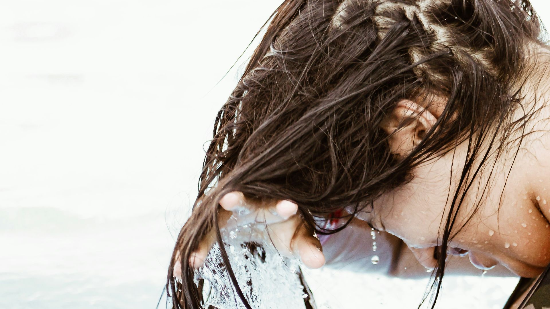 woman in body of water