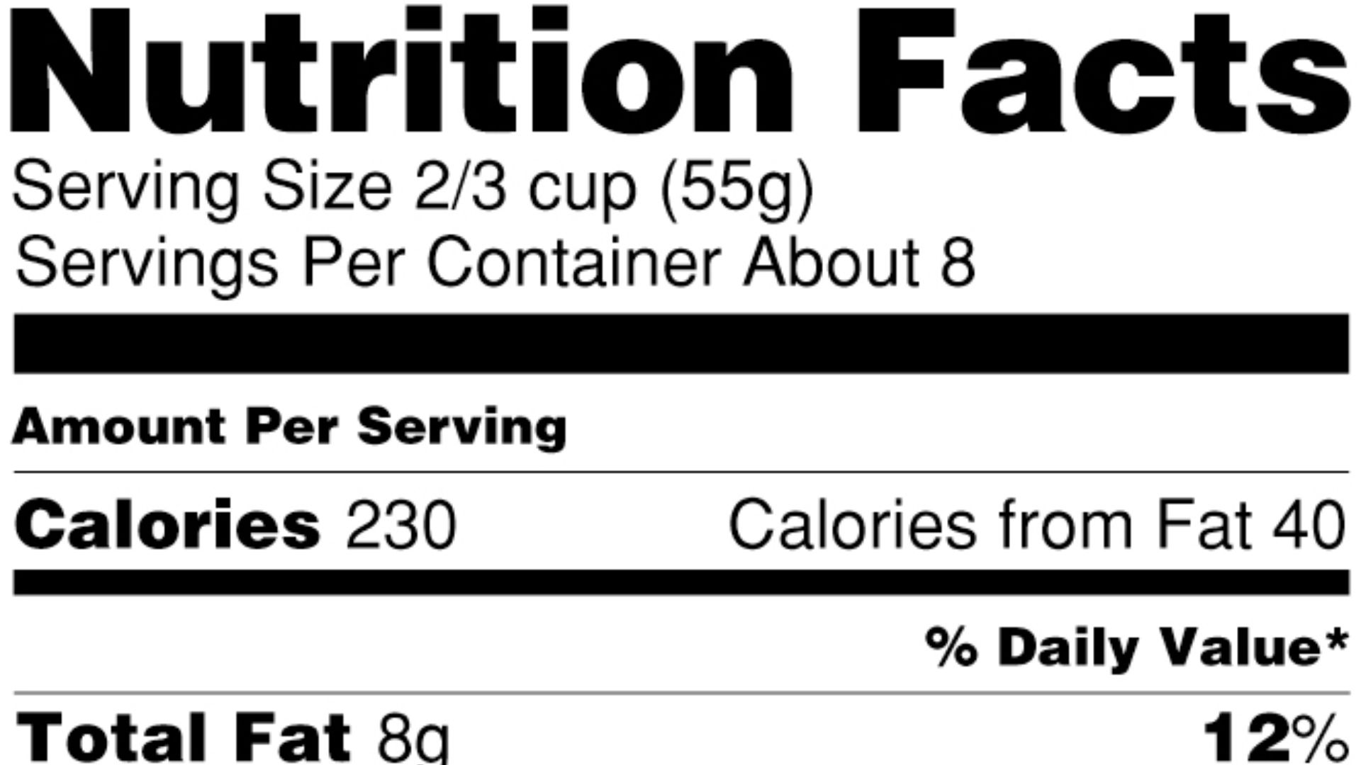 File:FDA Nutrition Facts Label 2006.jpg