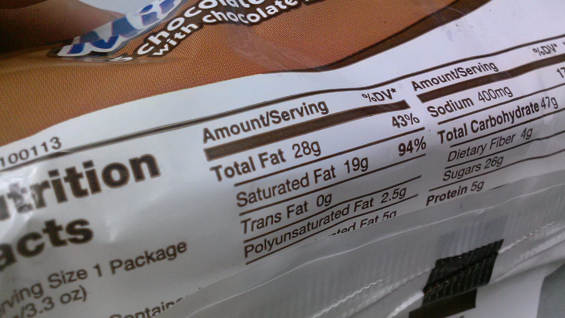 File:Nutrition Facts label with 94% saturated fat per serving.jpg