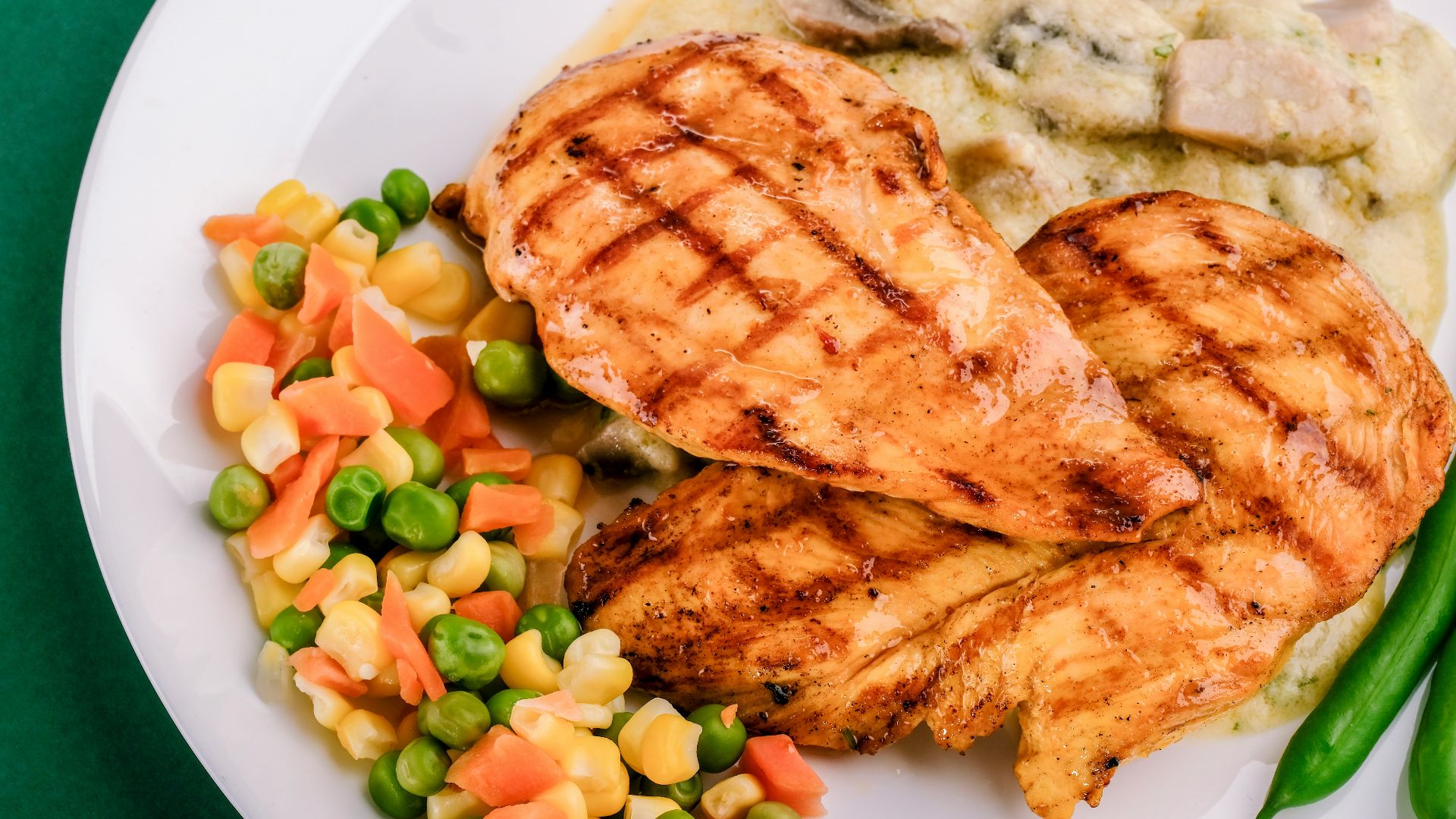 fried food on white ceramic plate