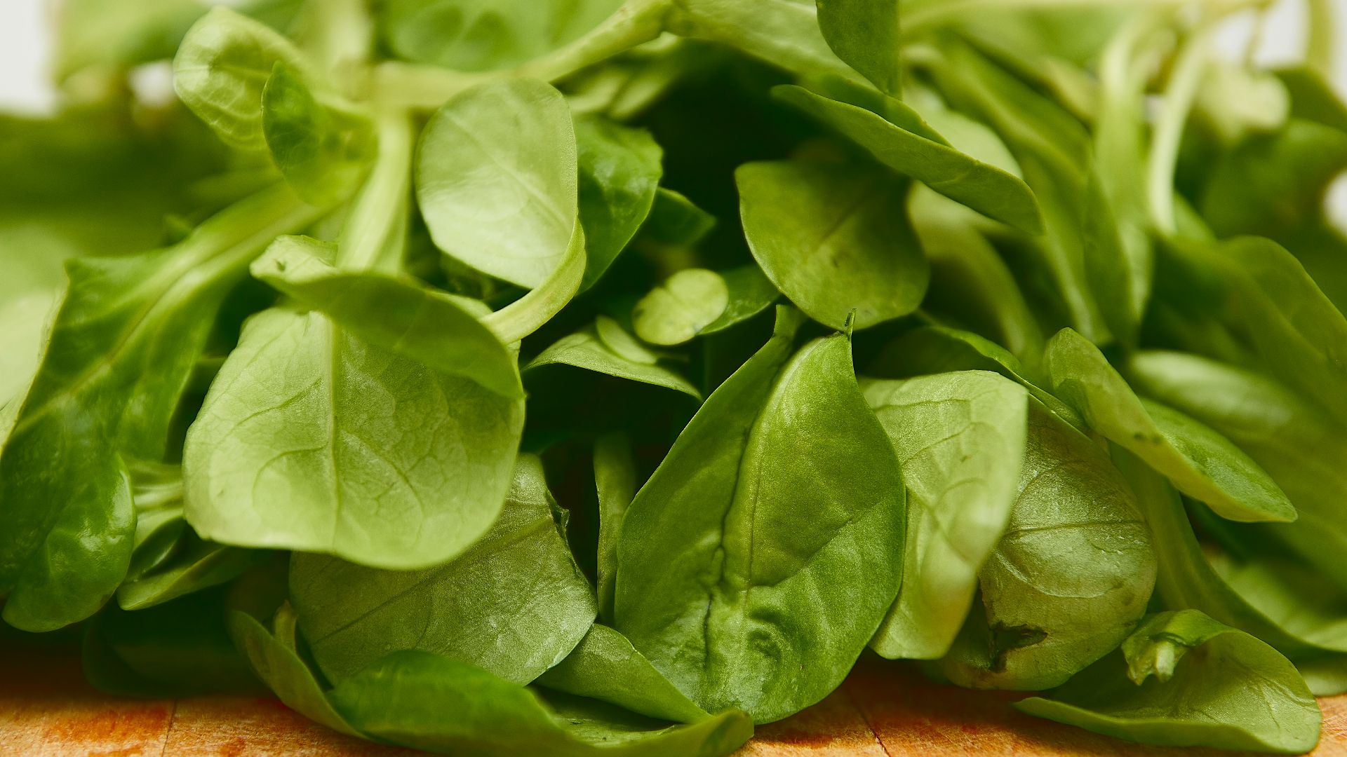 green leaves on brown wooden table