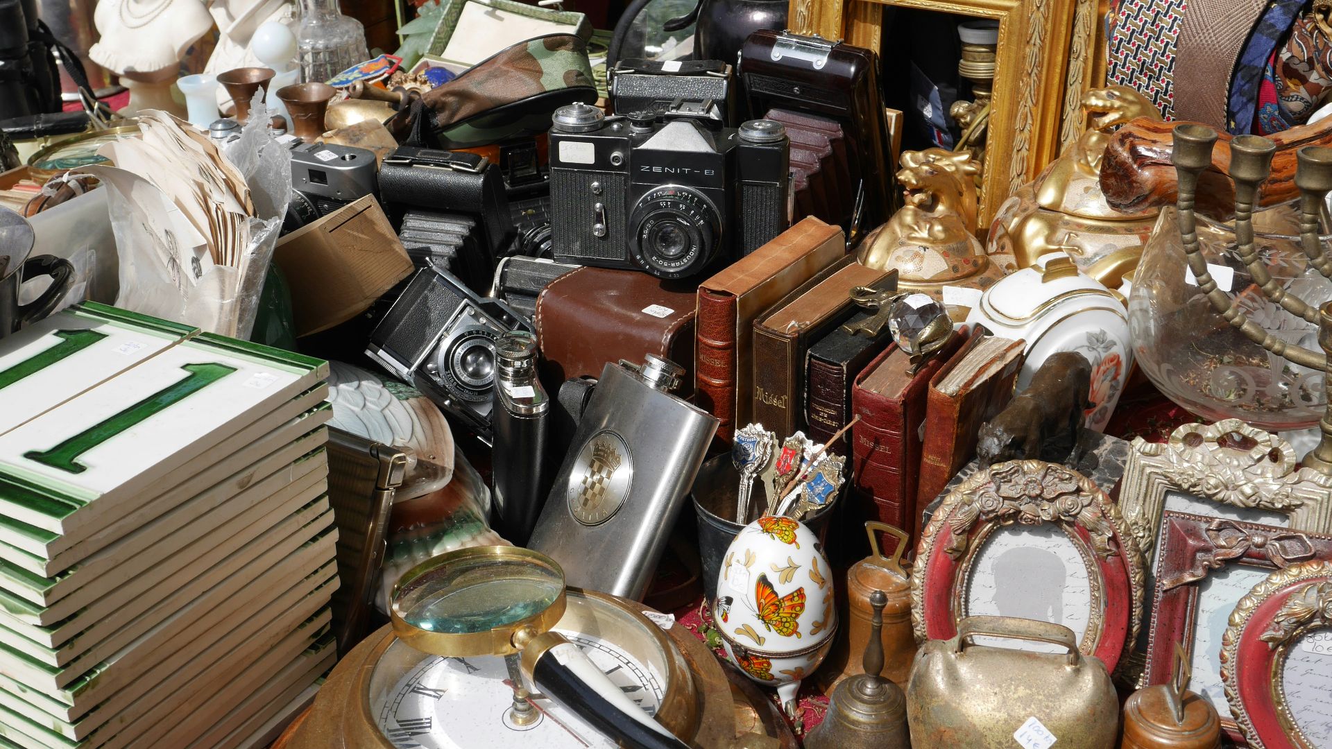 black and silver stereo component