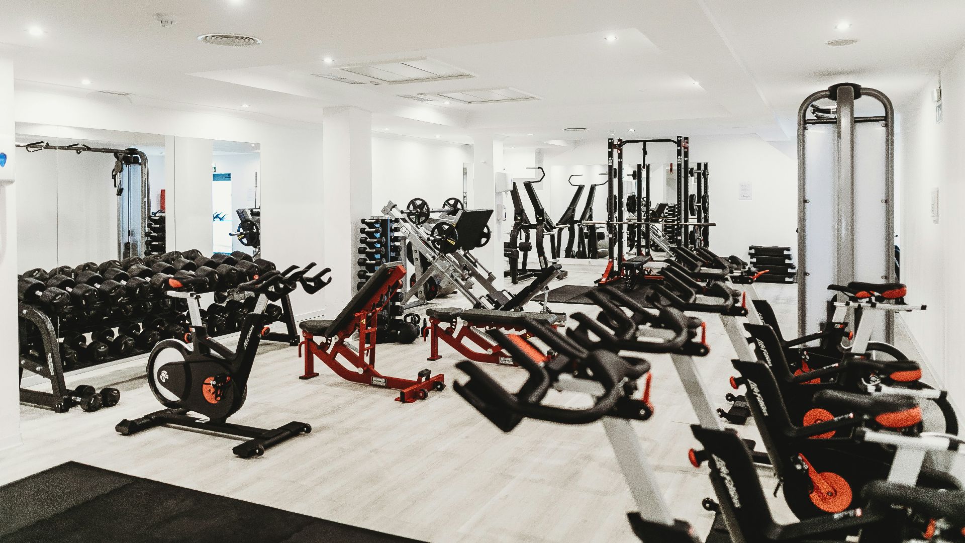 black spin exercise bike lot