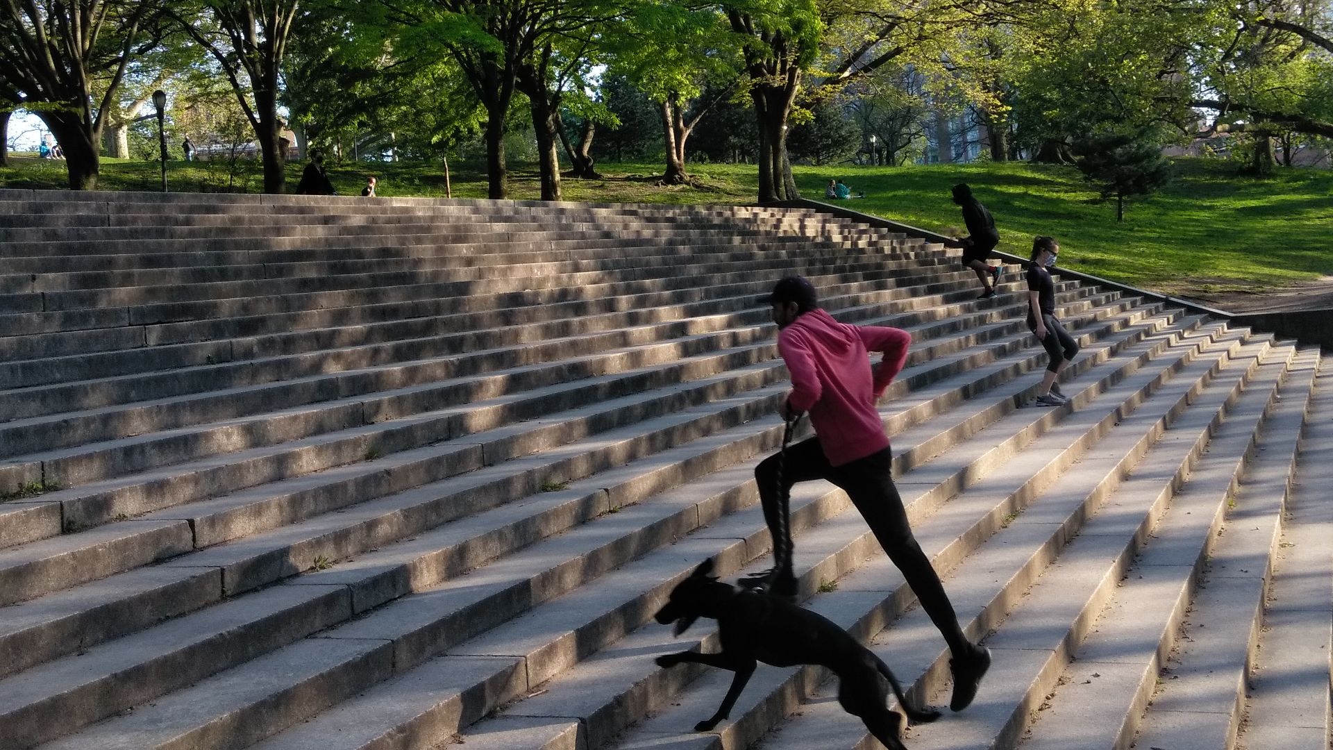 File:Jogging in Ft Greene Park Brooklyn, NY.jpg