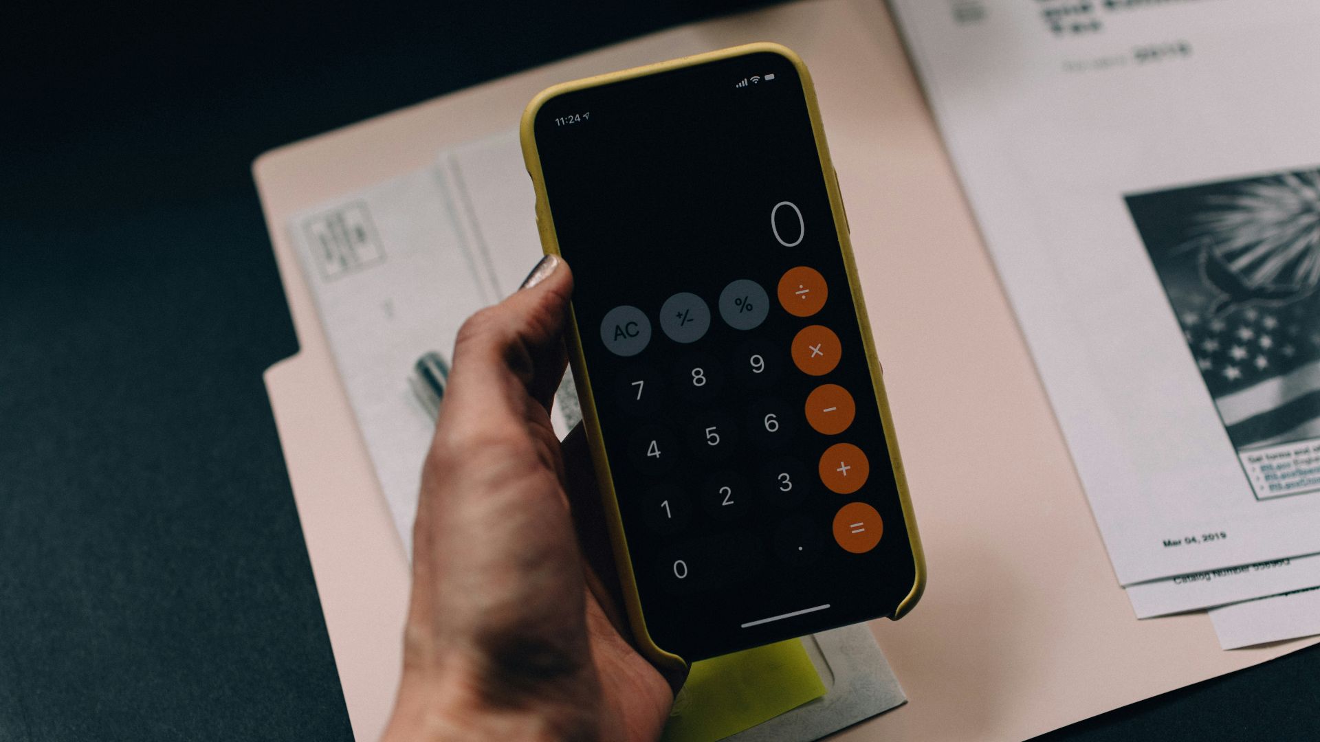 black Android smartphone