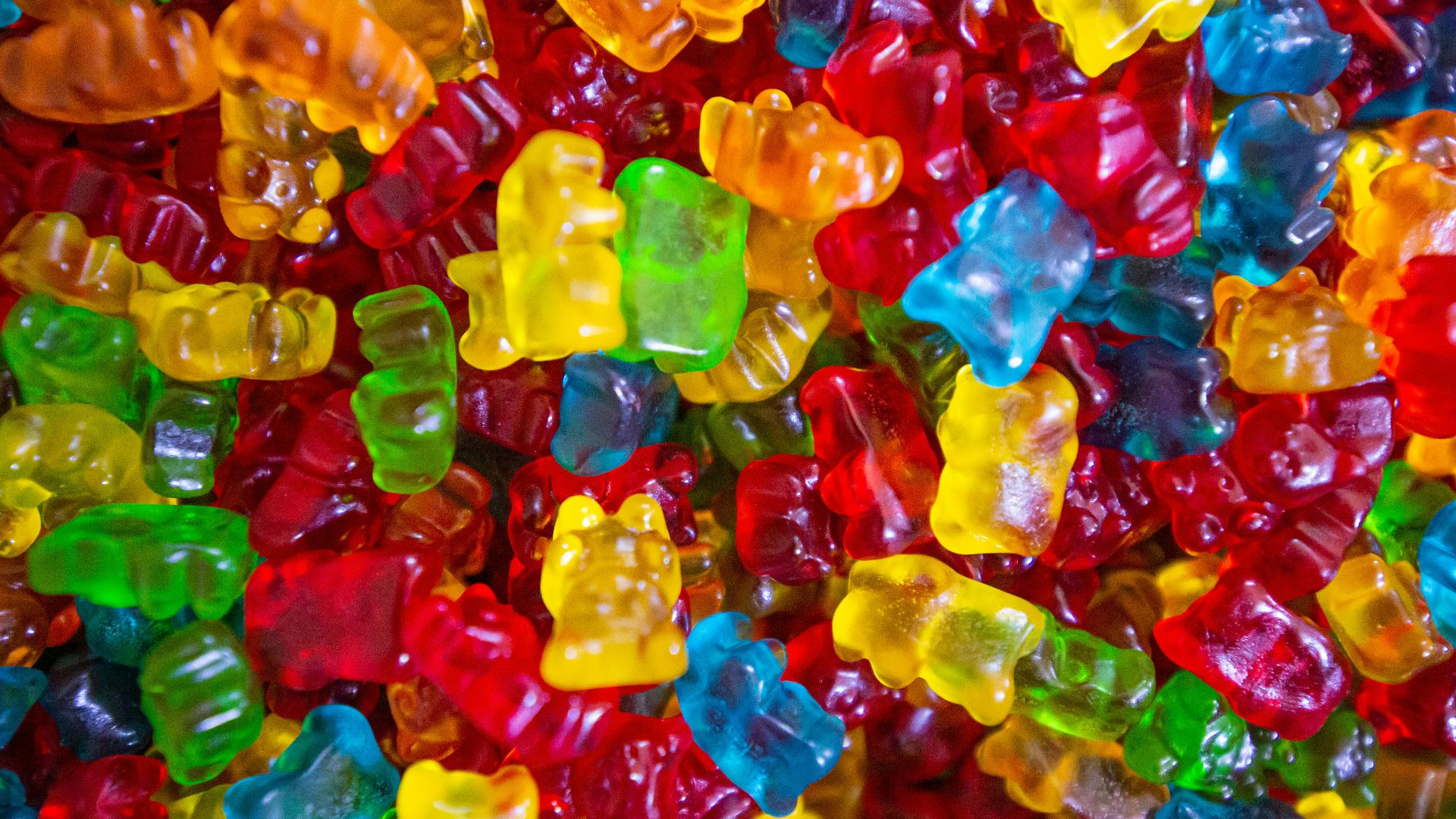 yellow green and red plastic beads
