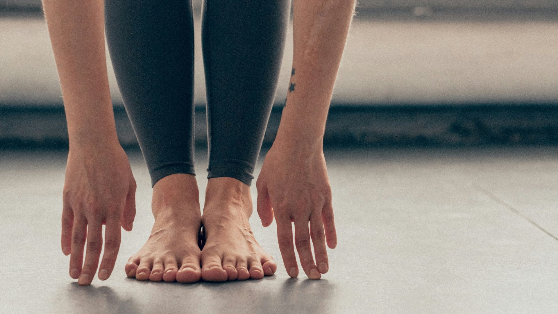 a pair of legs and feet