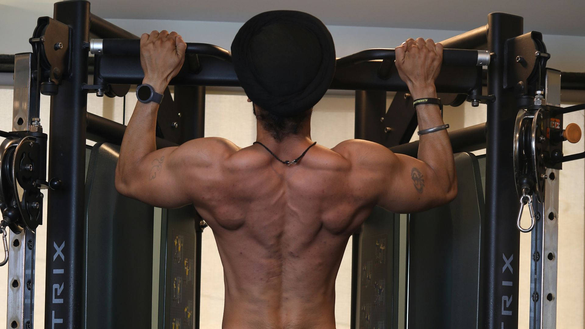 man in black pants and white socks