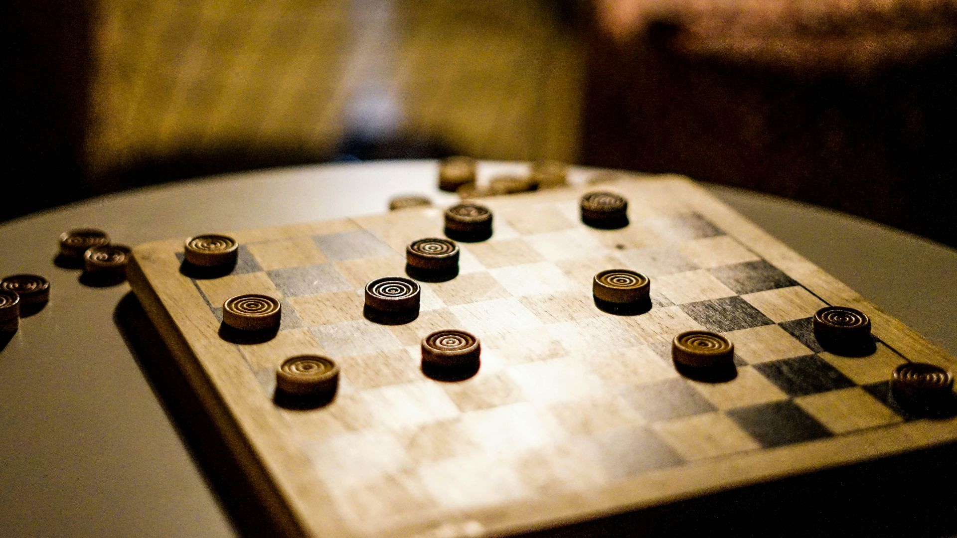 checkered board game