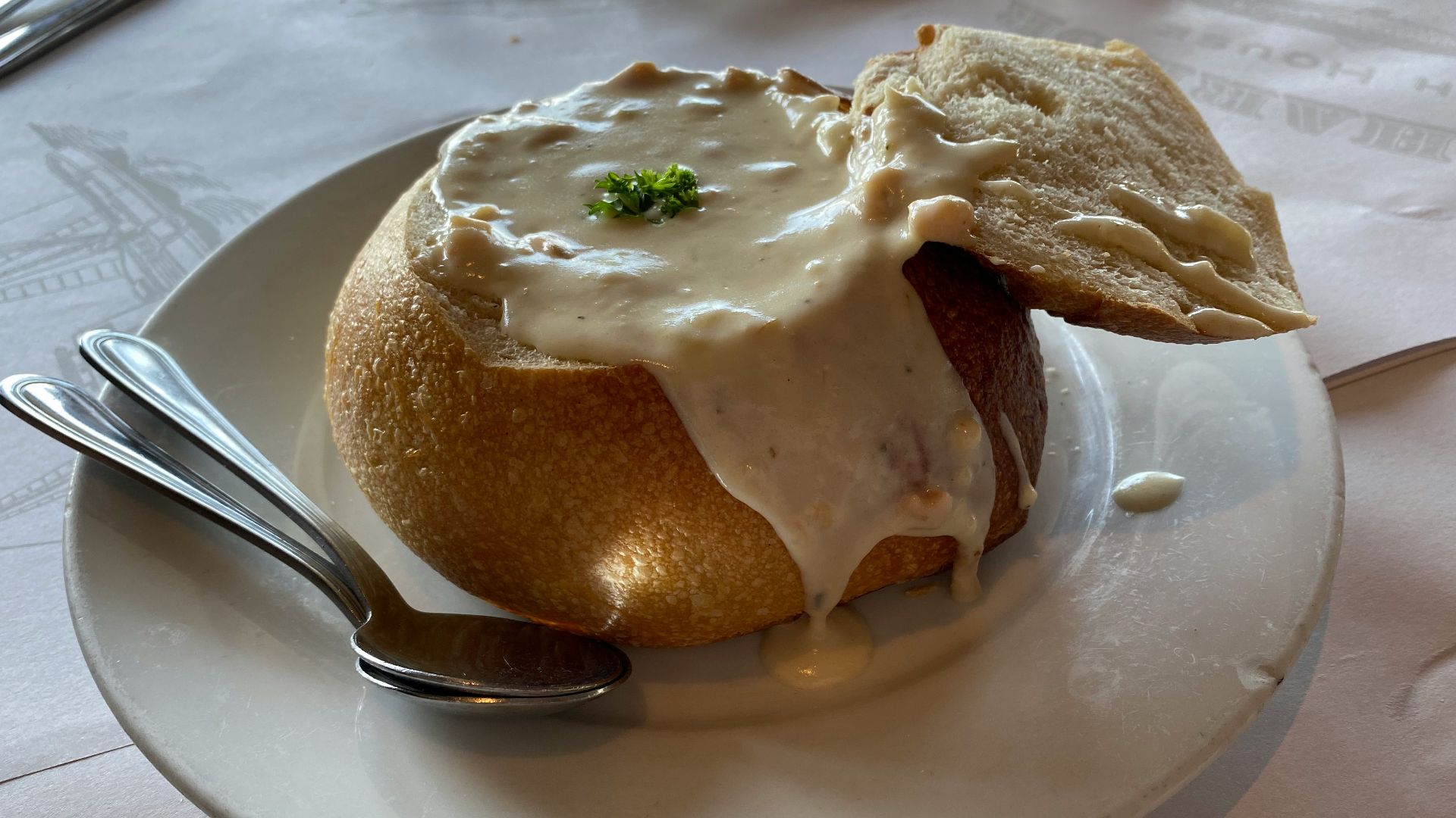 brown pastry on white ceramic plate