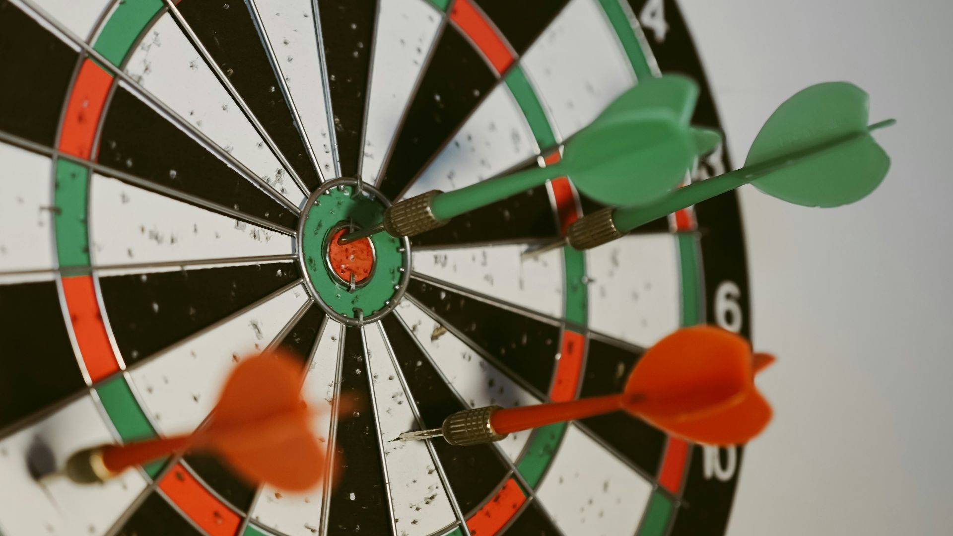 red white and black round wheel