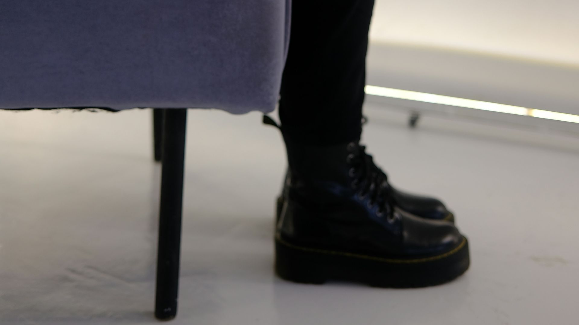 a person's legs and feet