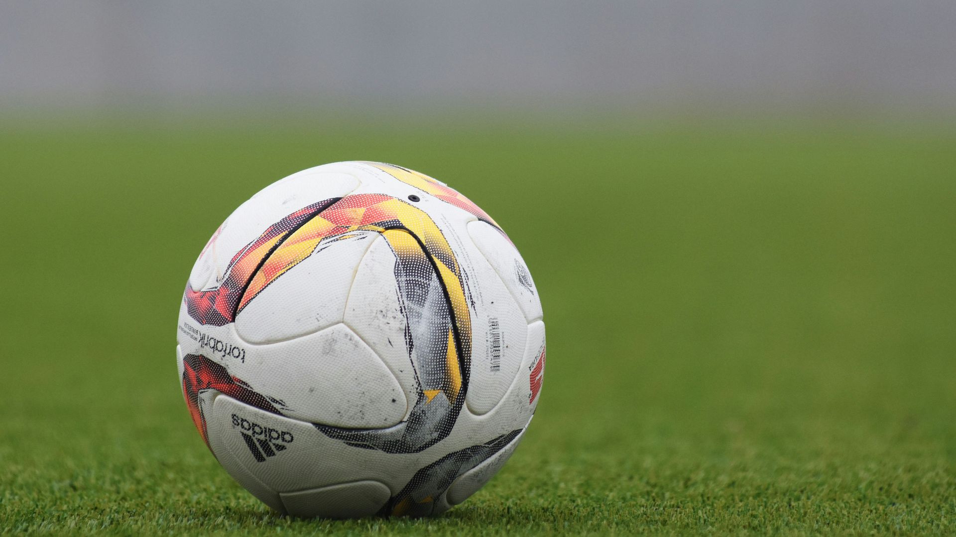 white and gray Adidas soccerball on lawn grass