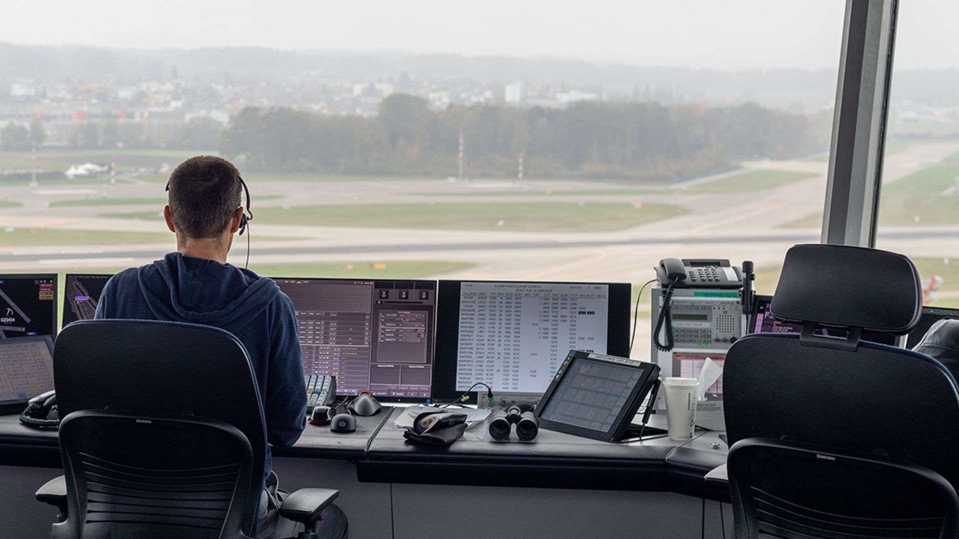 File:Air traffic controller Skyguide at Airport Zurich.jpg