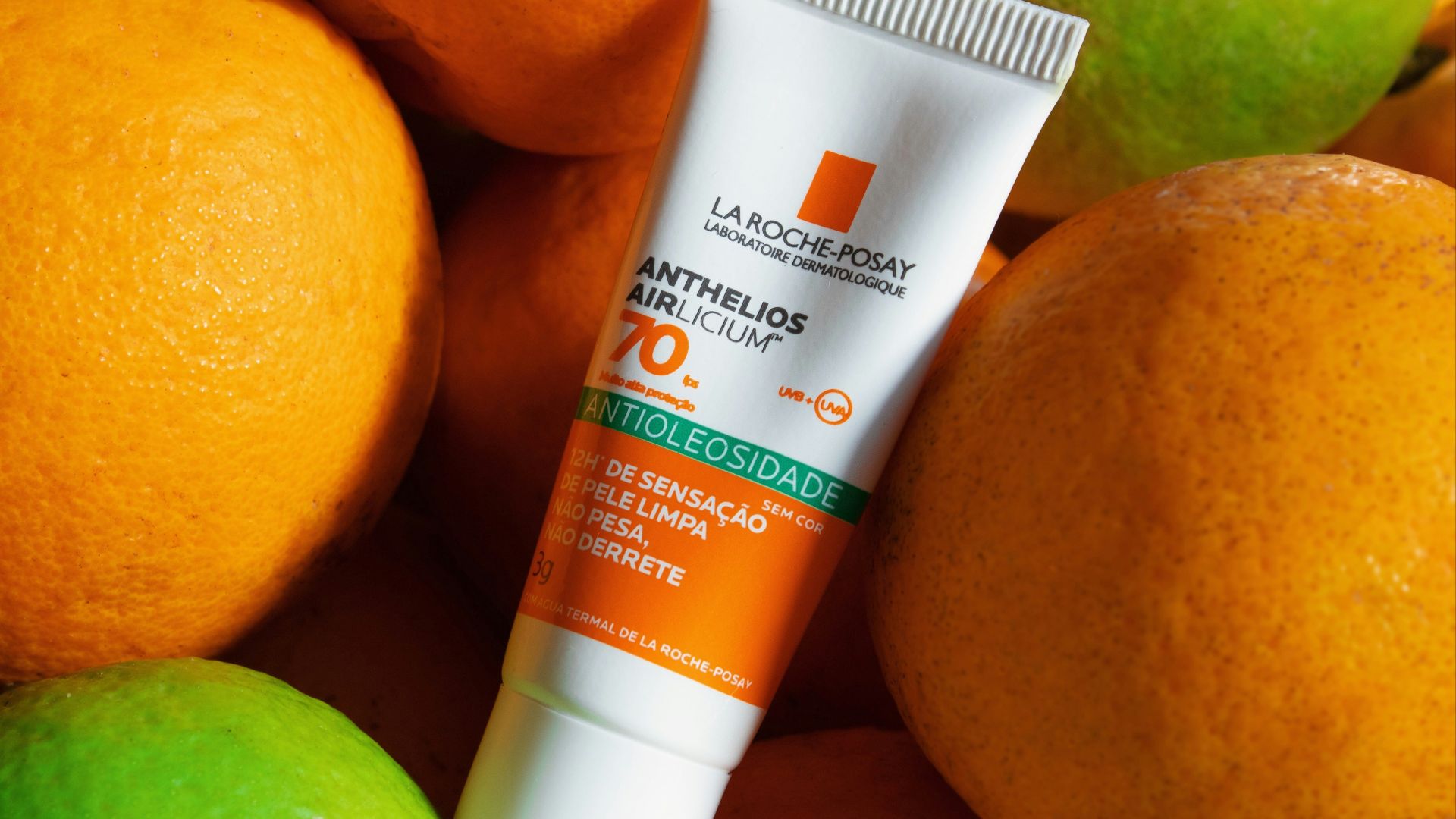 orange and white tube bottle