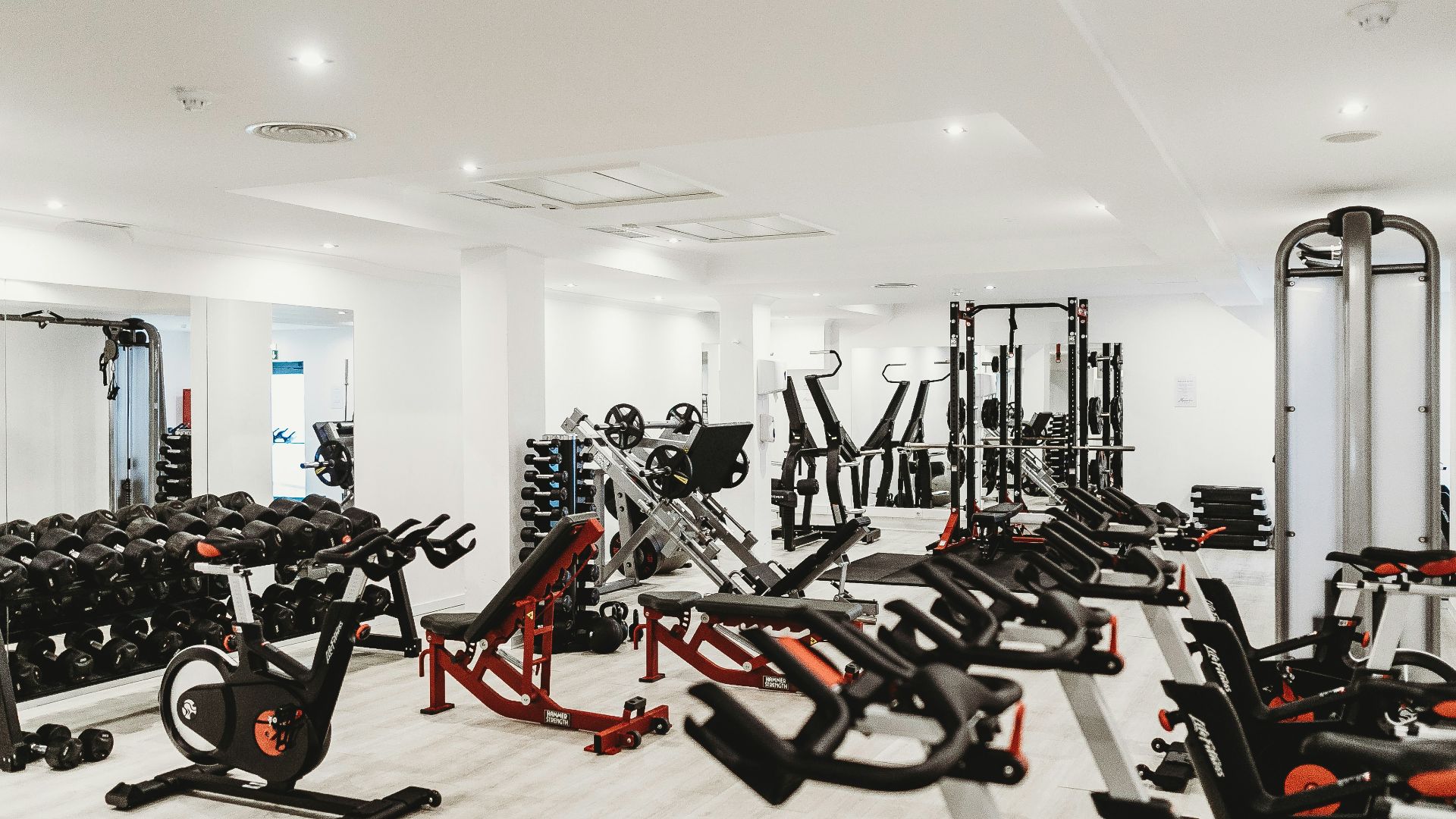 black spin exercise bike lot