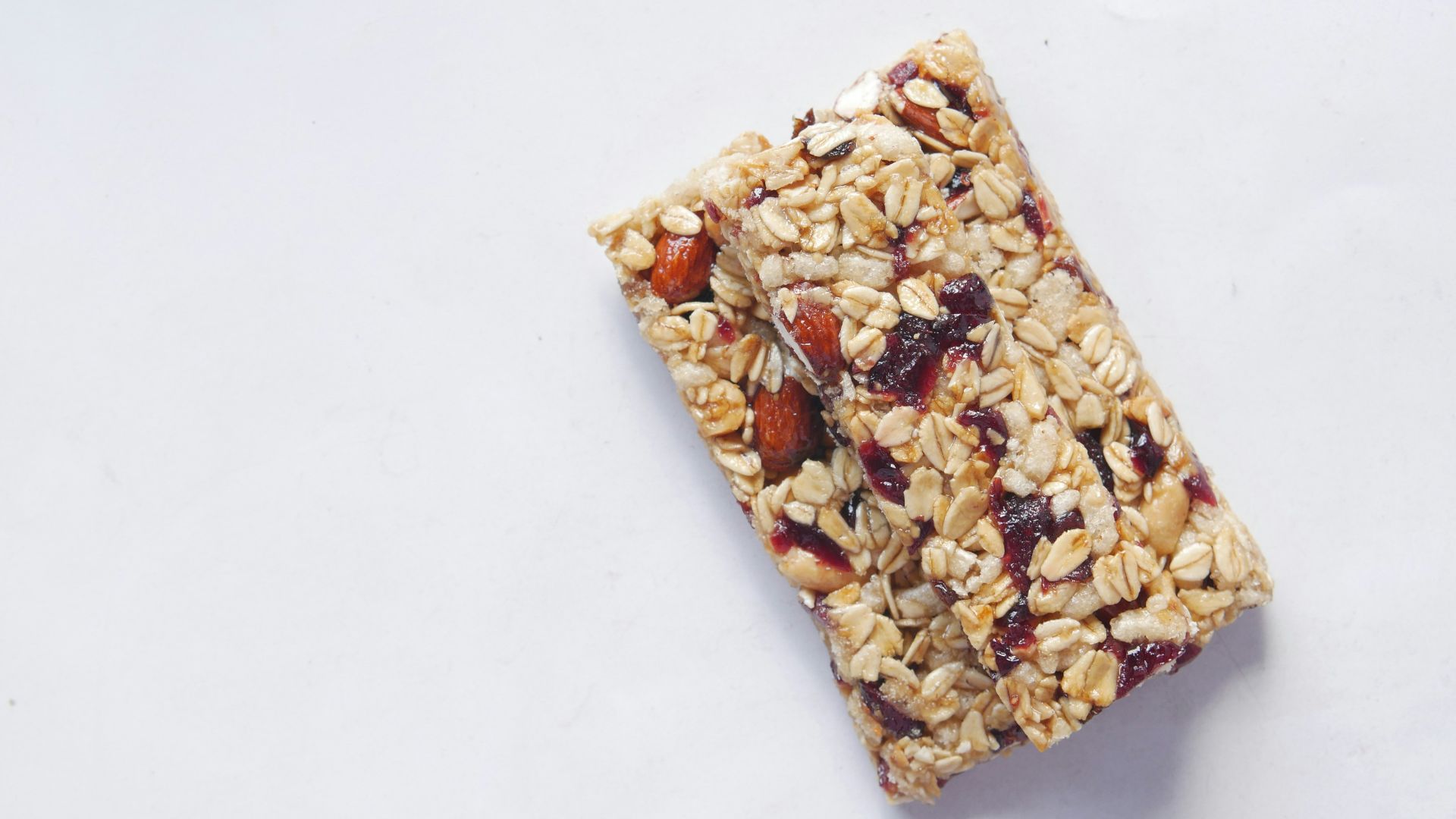 a bar of granola sitting on top of a table