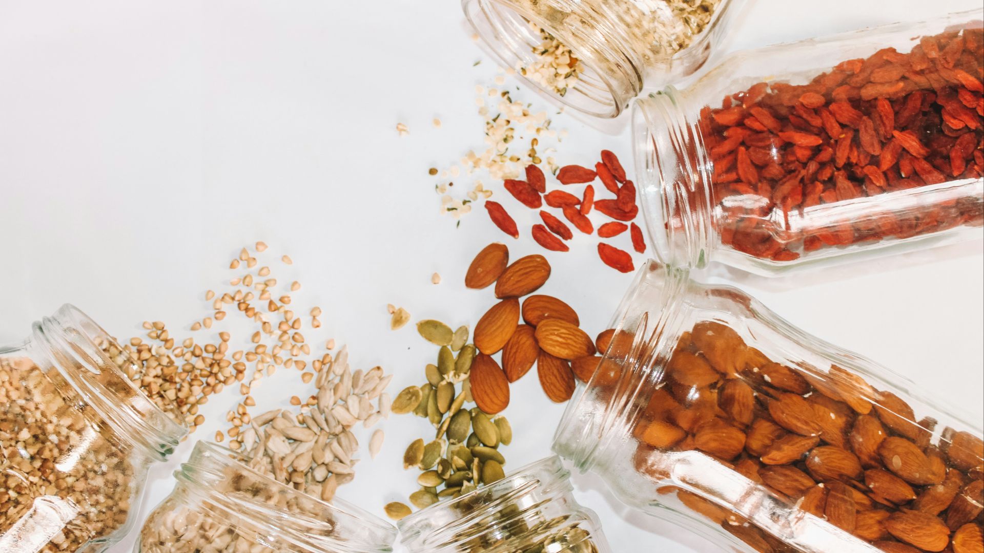 variety of assorted-color beans