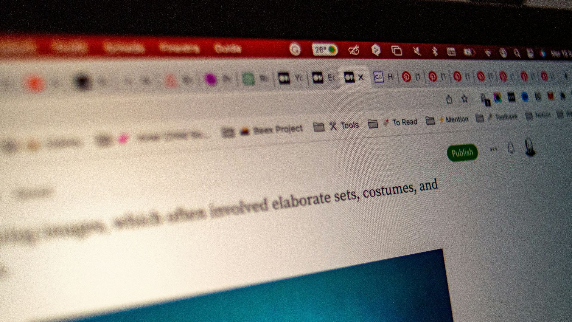 a computer screen with a picture of a woman on it