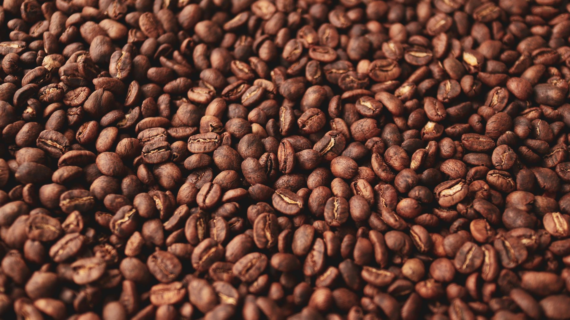 a pile of coffee beans sitting on top of a table